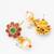 antique gold paisley necklace set