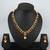antique gold paisley necklace set
