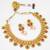 antique gold floral necklace set