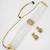 white crystal choker set
