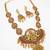 antique gold temple necklace set