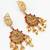 antique gold temple necklace set