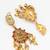 antique gold temple necklace set