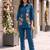 Blue cotton Co ord set 