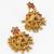 antique gold temple choker set
