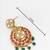 gold toned floral pendant set