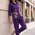 Purple Cotton cambric co-ord set
