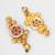 antique gold beaded necklace set