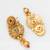 classic gold beaded necklace set