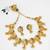 designer leaf motif necklace set