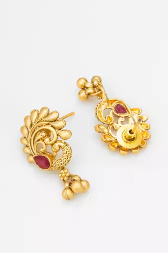 temple design gold tone set