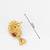 temple design gold tone set