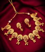 temple design gold tone set