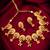temple design gold tone set