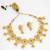 antique gold tone necklace set