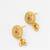 antique gold tone necklace set