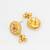 antique gold tone necklace set