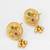 antique gold tone necklace set