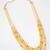 golden pearl long necklace