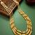 golden pearl long necklace