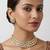 Gold plated kundan necklace set