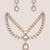 Dual tone finish polki long set