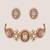 Pink stones kundan choker set