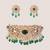 Green stones pearl kundan choker set
