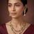 Multicolor jadau long necklace set