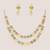Multicolor jadau long necklace set