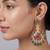 Multicolor kundan meenakari dangler earrings