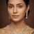 Gold finish jadau necklace set