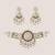 Green stones kundan choker set
