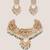 Gold plated green stones kundan choker set