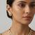Gold finish moissanite necklace set