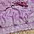 Light purple premium two tone fandy silk saree with heavy beads & moti work