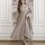 cream vichitra silk blend sequins embroidered kurta set with dupatta