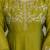 parrot green vichitra silk blend sequins embroidered kurta set with dupatta