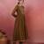 mehendi green chanderi silk blend sequins embroidered kurta set with dupatta