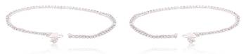 Silver Anklets with Dimond 4