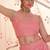Light Pink Net Zari Embroidered Sequins Beads Lehenga Wedding Wear For Women's