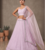 Elegant Lavender Mirror Work Lehenga Choli for Women with Soft Net Dupatta