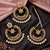 Pearl Kundan Embellished Dangler Earrings Maang Tikka 