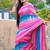 Multicolor georgette saree