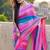 Multicolor georgette saree