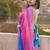Multicolor georgette saree