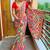 Multicolor georgette saree