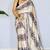 Off-White japan devsena satin saree japan satin digital print blouse