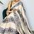 Off-White japan devsena satin saree japan satin digital print blouse