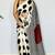 Off-White japan satin saree with digital print blouse